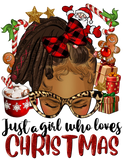 Just A Girl Who Loves Christmas Transfer